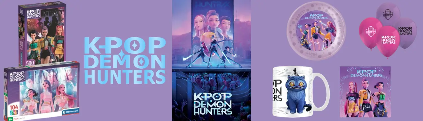 K-POP Démonvadászok játékok lányoknak puzzle, lufi, könyv, ékszerkészítők