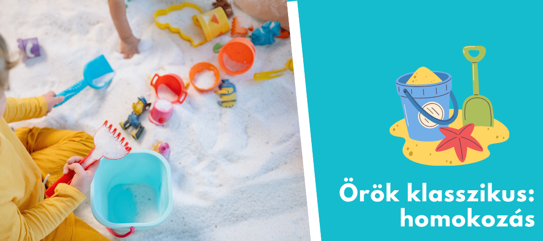Homokozó játékok gyerekeknek lapát, vödör, szita, gereblye
