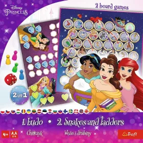   Társas Trefl 2 az 1-ben Ki nevet a végén/Kígyók és létrák - Princess
