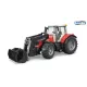 Bruder Massey Ferguson 7600 traktor homlokrakodóval (03047)