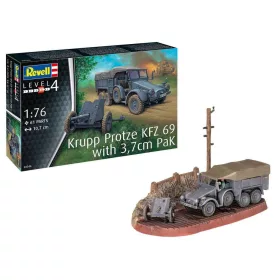Revell Krupp Protze KFZ 69 with 3,7cm Pak 1:76 (03344)