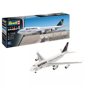   Revell Boeing 747-400 Iron Maiden Ed Force One 1:144 makett repülő (03780)
