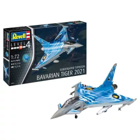   Revell Eurofighter Typhoon Bavarian Tiger 2021  1:72 makett repülő (03818)