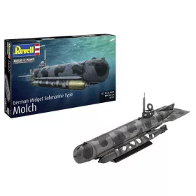   Revell - German Midget Submarine Type Molch 1:72 (05187) makett tengeralattjáró