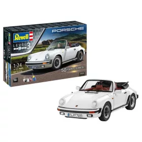   Revell Gift Set Porsche 911 G-Model Cabrio 50th Anniversary 1:24 makettszett (05646)