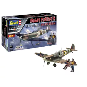   Revell Gift Set Spitfire Mk.V Iron Maiden 1:32 makett készlet festékkel, ragasztóval (05688)