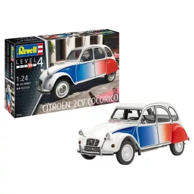 Revell Citroen 2 CV Cocorico  1:24 makett autó (07653)
