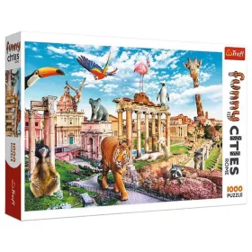 Puzzle Vicces városok Róma 1000 db-os Trefl (154587)