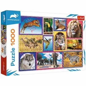   Puzzle Animal Planet vadvilág kollázs 1000 db-os Trefl (159637)