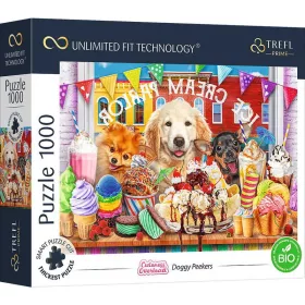  Trefl Prime Puzzle 1000 db-os Kutyák és finomságok (10699)