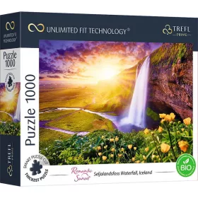 Puzzle Trefl 1000 Prime Seljalandsfoss vízesés, Izland