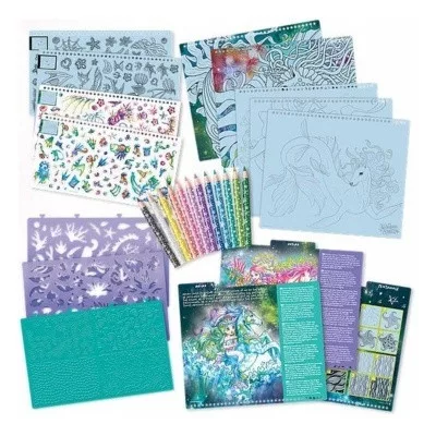 Nebulous Stars Fantasy lovak kreatív vázlatfüzet (zöld)