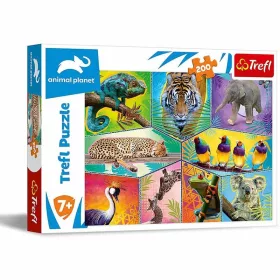  Puzzle Animal Planet vadvilág kollázs 200 db-os Trefl (159660)
