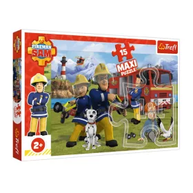 Puzzle Maxi Sam a tűzoltó 15 db-os Trefl (172064)