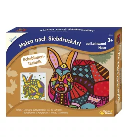 Mammut szitanyomással Nyúl (20x20cm)