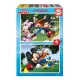 Educa Puzzle Mickey és barátai 2x48db-os (18885)