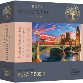   Trefl Fa Puzzle Big Ben és a Westminster-palota London 500+1 db-os (20155)