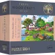 Trefl Fa Puzzle Kikötő nyáron 500 + 1 db-os (20161)