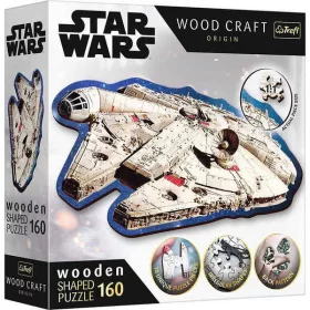   Trefl Wood Craft - Star Wars - Millenium Falcon 160 db-os (20189)