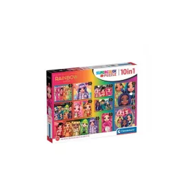 Clementoni - 10 az 1-ben puzzle Rainbow High (20273)