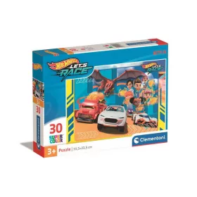 Clementoni- 30 db-os SuperColor puzzle - Hot Wheels (20284)