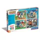 Clementoni - 4 az 1-ben Sonic puzzle (21522)