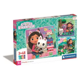   Clementoni- 3x48 db-os SuperColor puzzle - Gabi babaháza (25295)