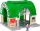 BRIO World Központi pályaudvar hanggal (33649) – Interaktív vasútállomás figurával