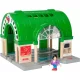 BRIO World Központi pályaudvar hanggal (33649) – Interaktív vasútállomás figurával