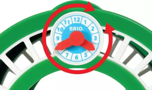 BRIO World Központi pályaudvar hanggal (33649) – Interaktív vasútállomás figurával