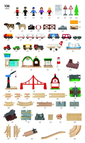 Brio 33766 World Deluxe óriás vonatszett