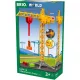 BRIO World Építkezési toronydaru fénnyel (33835) – Interaktív mágneses játékdaru