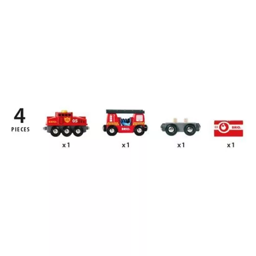 Brio 33844 Sürgősségi tűzoltó vonat