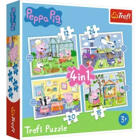 Puzzle Trefl 4 az 1-ben Peppa Pig