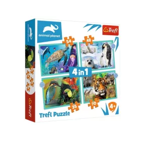   Puzzle Animal Planet 4/1 szett 54,48,35,70 db-os Trefl (172128)