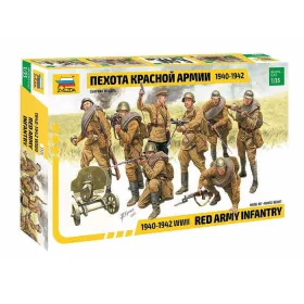   Zvezda  Red Army Infantry 1940-1942 1:35 (3526) makett figura