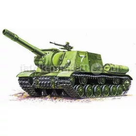   Zvezda ISU-152 Soviet Self-propelled Gun 1:35 makett harcjármű (3532)