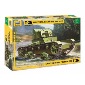 Zvezda T-26 Soviet Tank 1:35 (3542) makett harcjármű