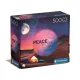 Clementoni- 500 db-os  Peace puzzle - Csillagfényes éjjeli álom (35527)