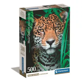   Clementoni- 500 db-os High Quality Collection Compact puzzle - Jaguár (35541)