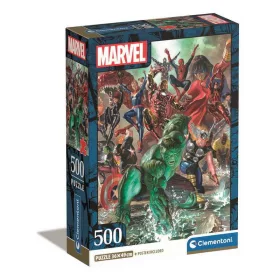   Clementoni- 500 db-os High Quality Collection Compact puzzle - Marvel karakterek (35546)
