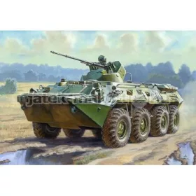   Zvezda BTR-80A Russian Personnel Carrier 1:35 makett harcjármű (3560)