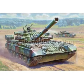   Zvezda T-80BV Russian Main Battle Tank 1:35 makett harcjármű (3592)