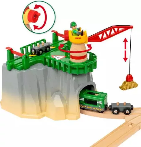 Brio 36010 XXL vonat szállítmányozó szett
