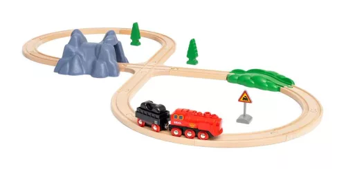 Brio 36017 elemes gőzmozdony készlet