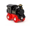 BRIO World Mini fekete retro gőzmozdony (36034) – Mágneses játékvonat