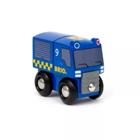   BRIO World Mini kék rendőrségi jármű és kisvonat (36034) – Mágneses játékautó