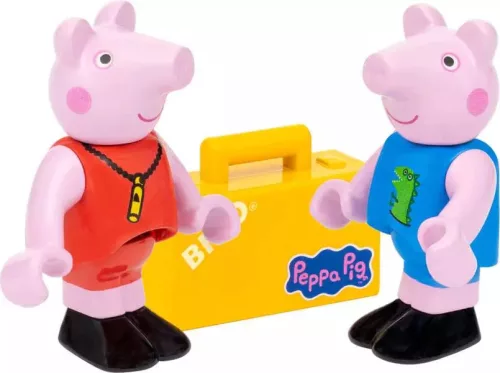 BRIO Peppa malac vonat (36127) – Mágneses fa és műanyag játékvonat készlet