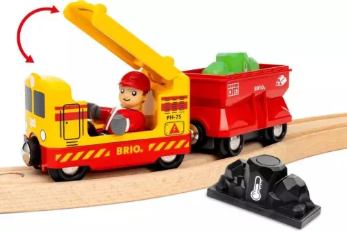 BRIO World Színváltó tehervonat-készlet (36130) – Fa vonatpálya kiegészítőkkel