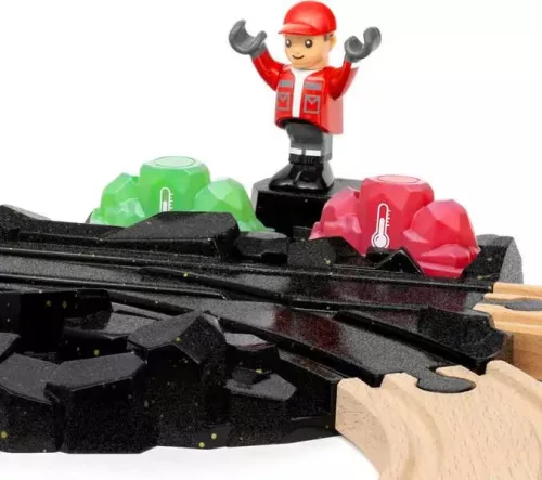 BRIO World Színváltó tehervonat-készlet (36130) – Fa vonatpálya kiegészítőkkel